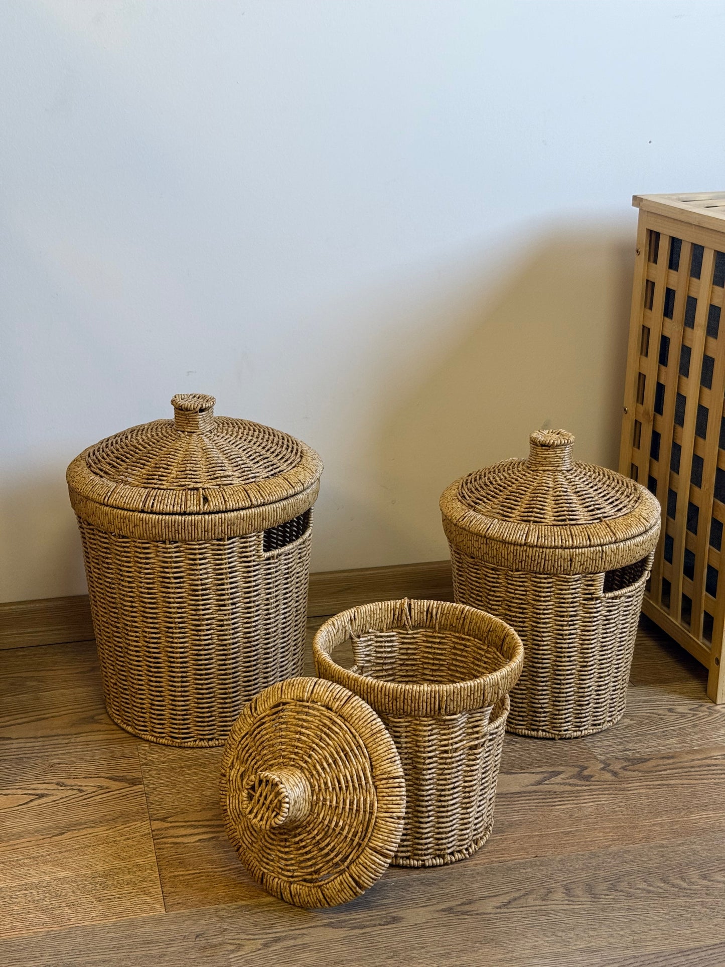 Linda 3 Boy Rattan Patates Soğanlık Seti KOD:87